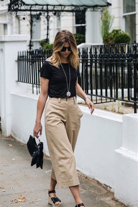 Beige Culottes Outfit Ideas for a Chic and Stylish Look .